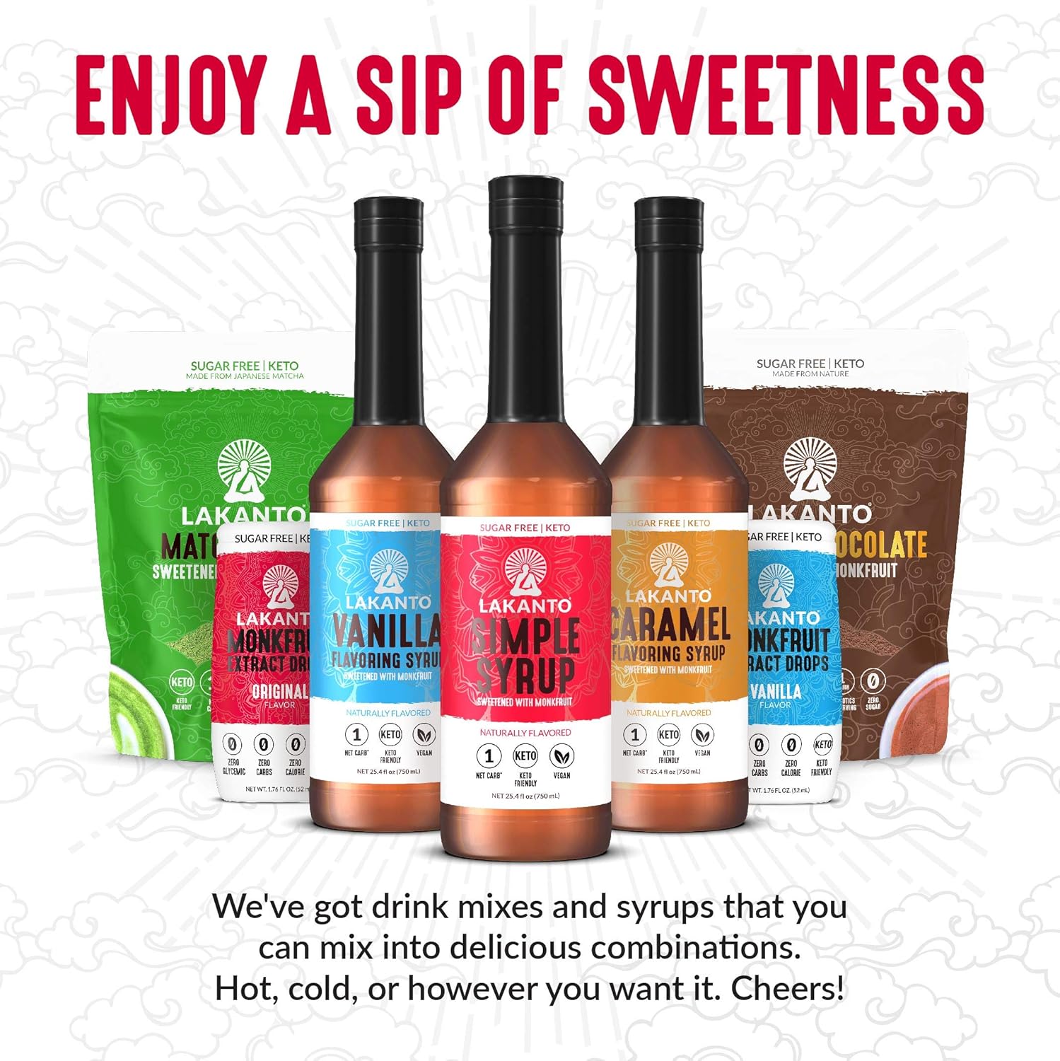 Lakanto Liquid Monk Fruit Drops – Zero Calorie Sweetener for Mindful Morning Coffee Rituals, Erythritol Free