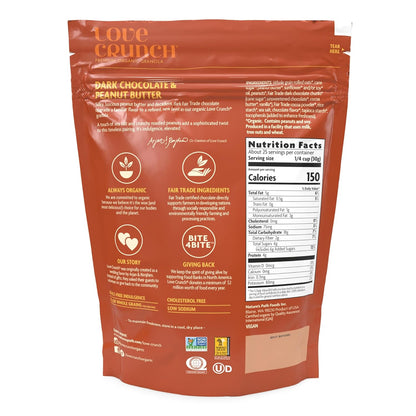 large 26.4 oz family-size pouch available in peanut butter and red berries flavors