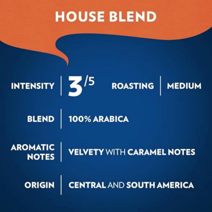 Lavazza House Blend Perfetto Ground Coffee 12oz – Italian Coffee Gift Basket for Mom on Birthday, Medium Roast 100% Arabica for Drip Brewers