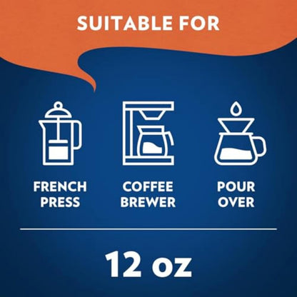 Lavazza House Blend Perfetto Ground Coffee 12oz – Italian Coffee Gift Basket for Mom on Birthday, Medium Roast 100% Arabica for Drip Brewers