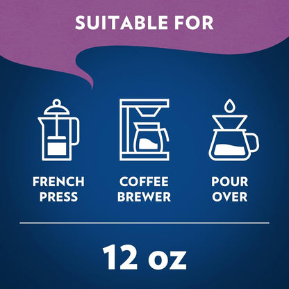 Lavazza Italian Roast Ground Coffee 12oz — Maximum-Strength Pre-Ground Brew for Focused Home Office Mornings