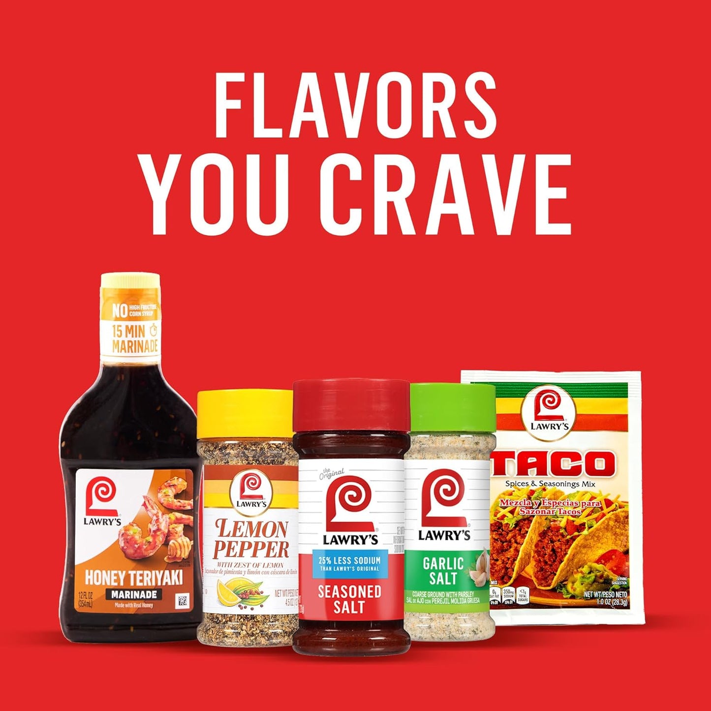 Lawry's 25% Less Sodium Seasoned Salt – One-Bottle Seasoning for Faster Weeknight Meal Prep