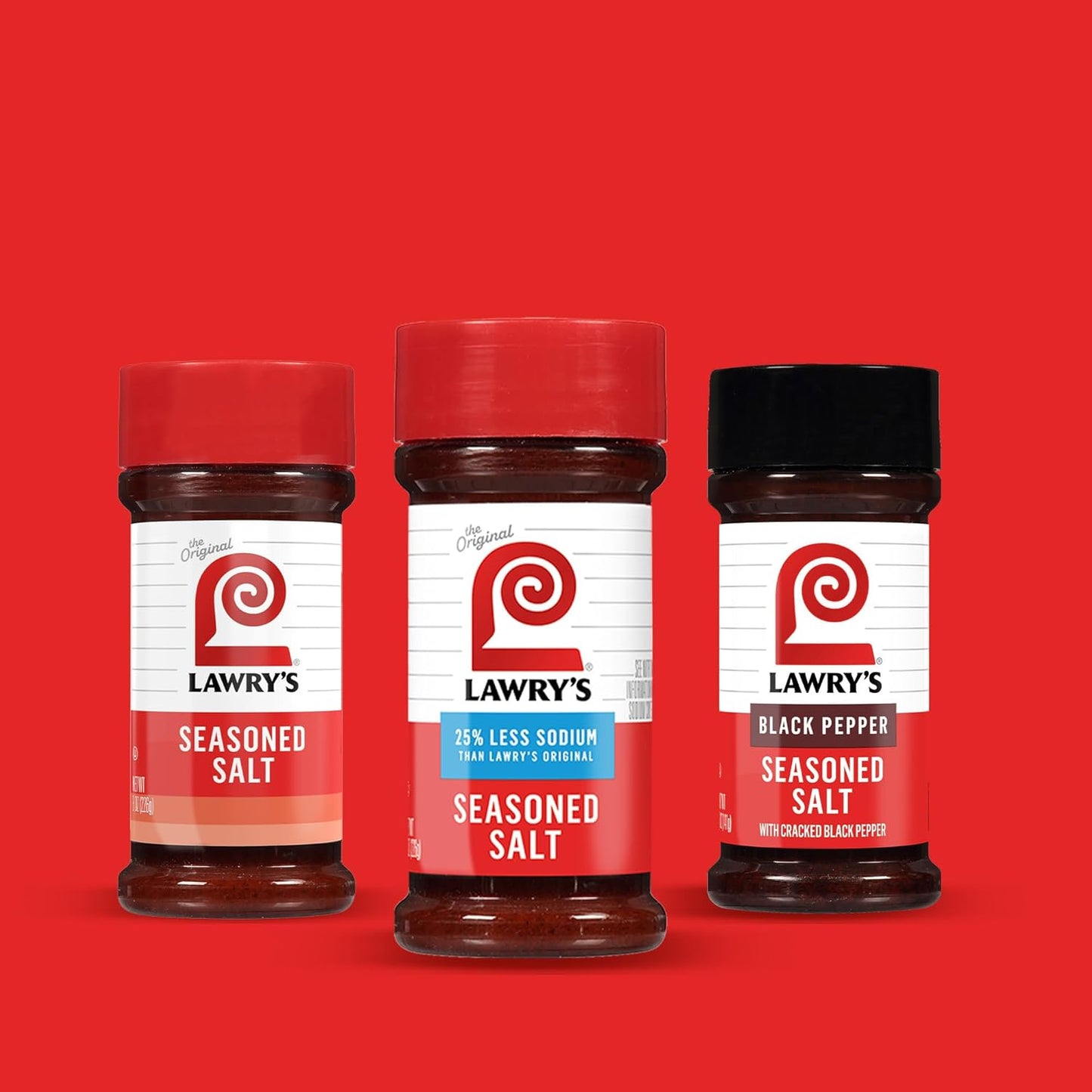 Lawry's 25% Less Sodium Seasoned Salt – One-Bottle Seasoning for Faster Weeknight Meal Prep