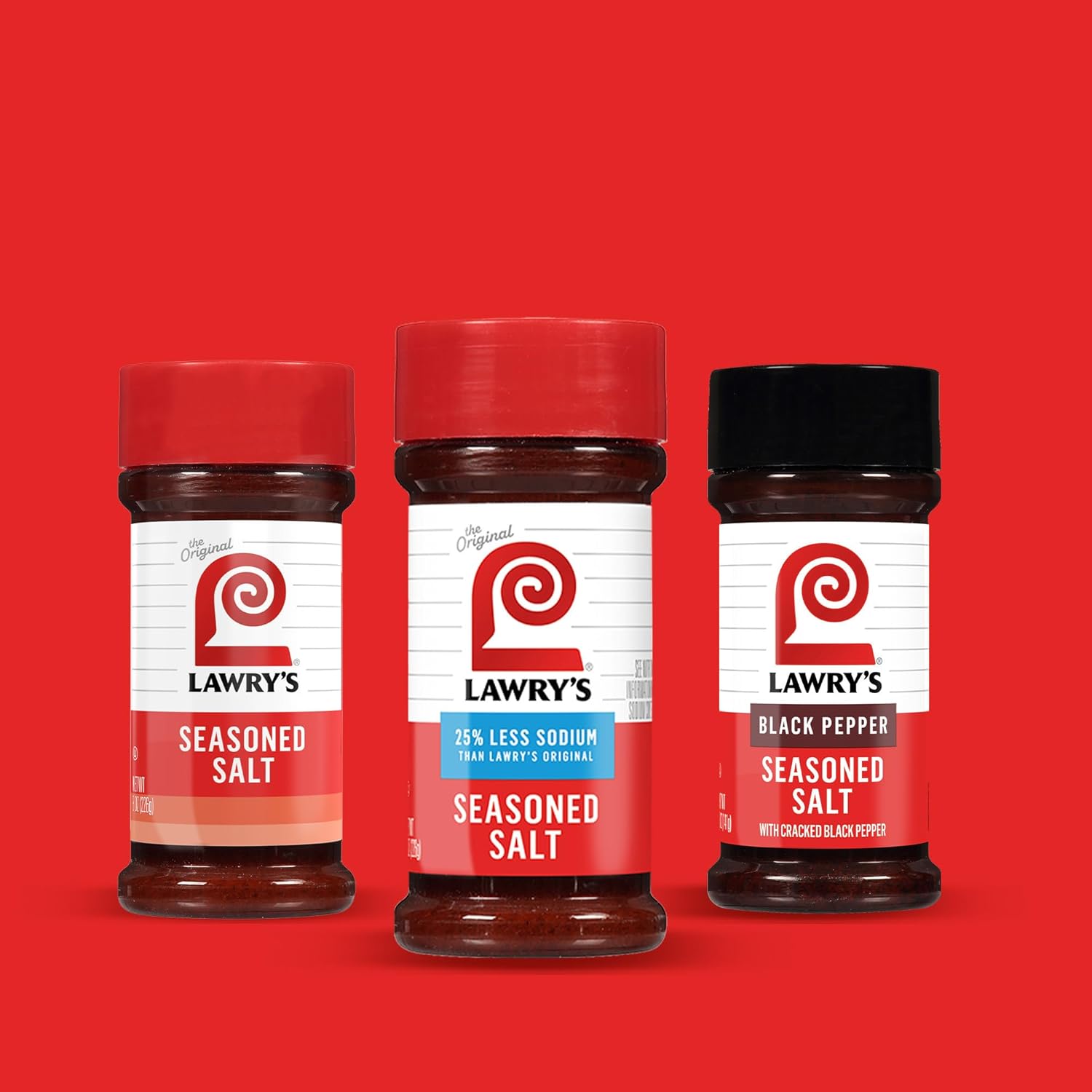 Lawry's 25% Less Sodium Seasoned Salt – One-Bottle Seasoning for Faster Weeknight Meal Prep