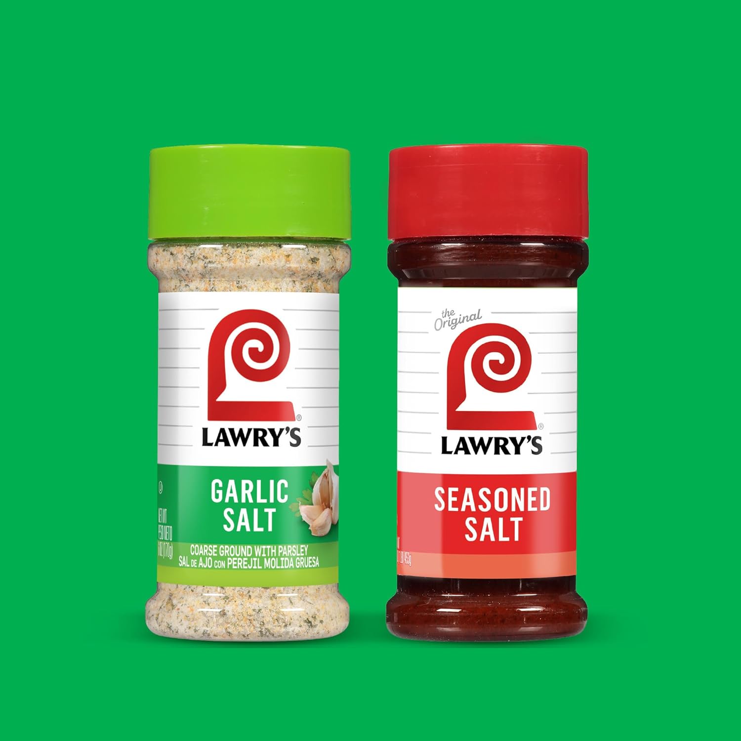Lawry's Garlic Salt – Practical Housewarming Gift for Home Cooks, Coarse Ground Garlic and Parsley, 11 oz