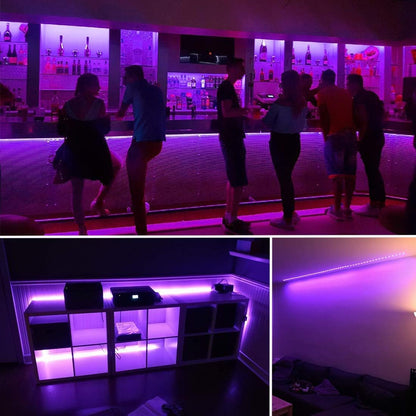 Led Black Light Strip Kit – Cool Birthday Gift for Teens and Gamers, UV Glow Room Decor 20 ft/40 ft