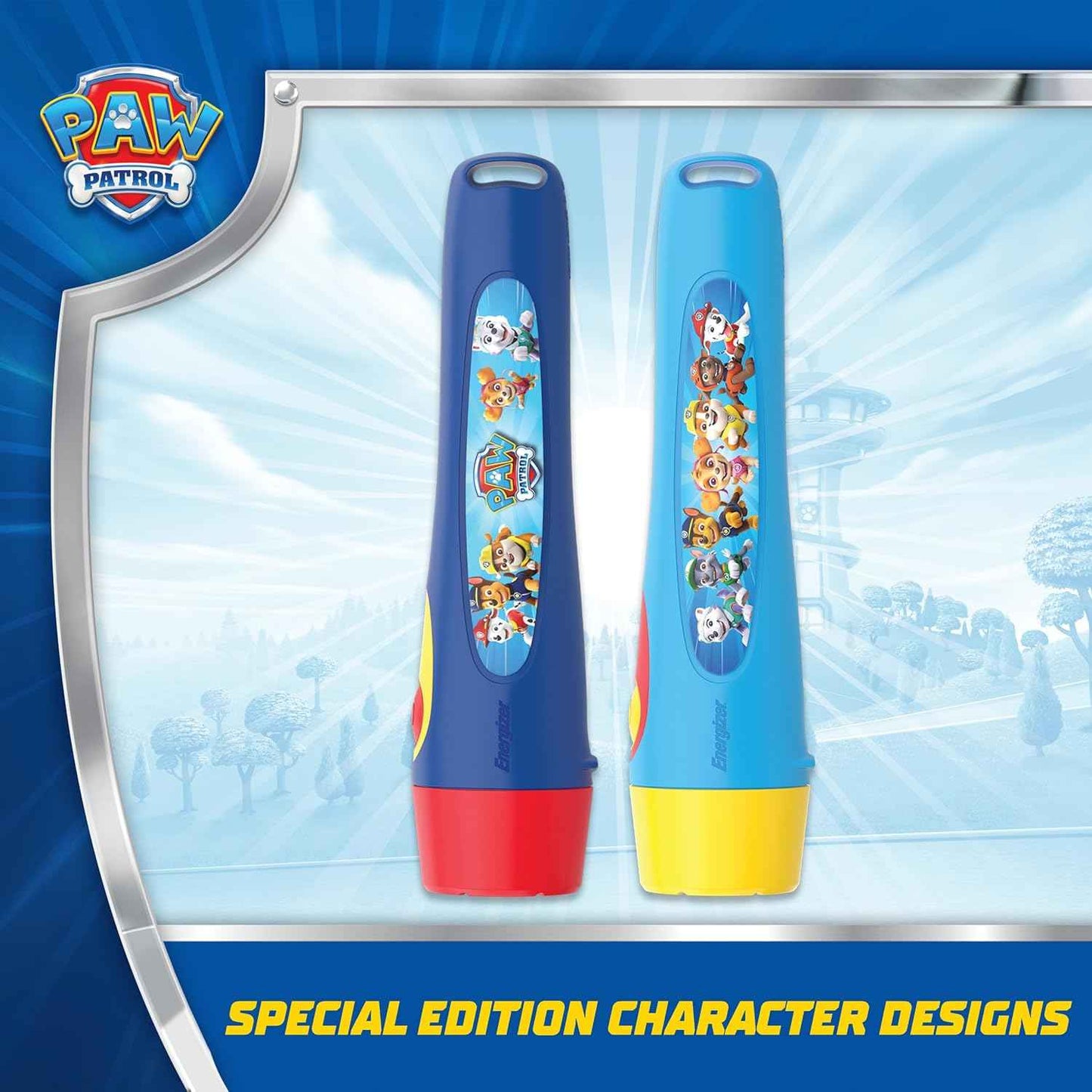 Energizer PAW Patrol Kids Flashlight – Drop-Resistant Up to 3 Feet with Shatterproof Lens for Worry-Free Play