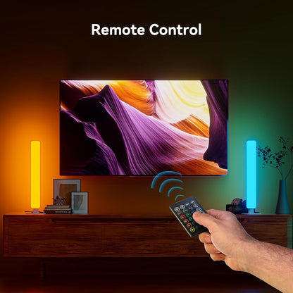 LED Light Bar for Living Room Aesthetic – USB RGB Backlight with 15 Modes and Music Sync for Cozy Evenings