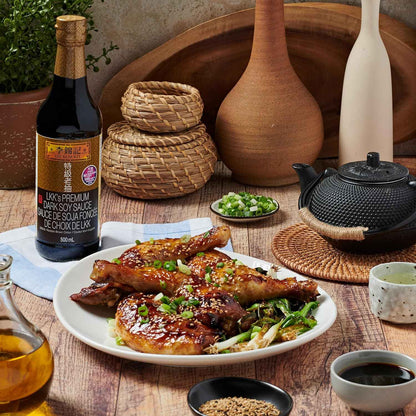 Lee Kum Kee Premium Dark Soy Sauce – Thoughtful Gourmet Gift for the Home Cook Who Has Everything, Elegant 16.9 oz Bottle