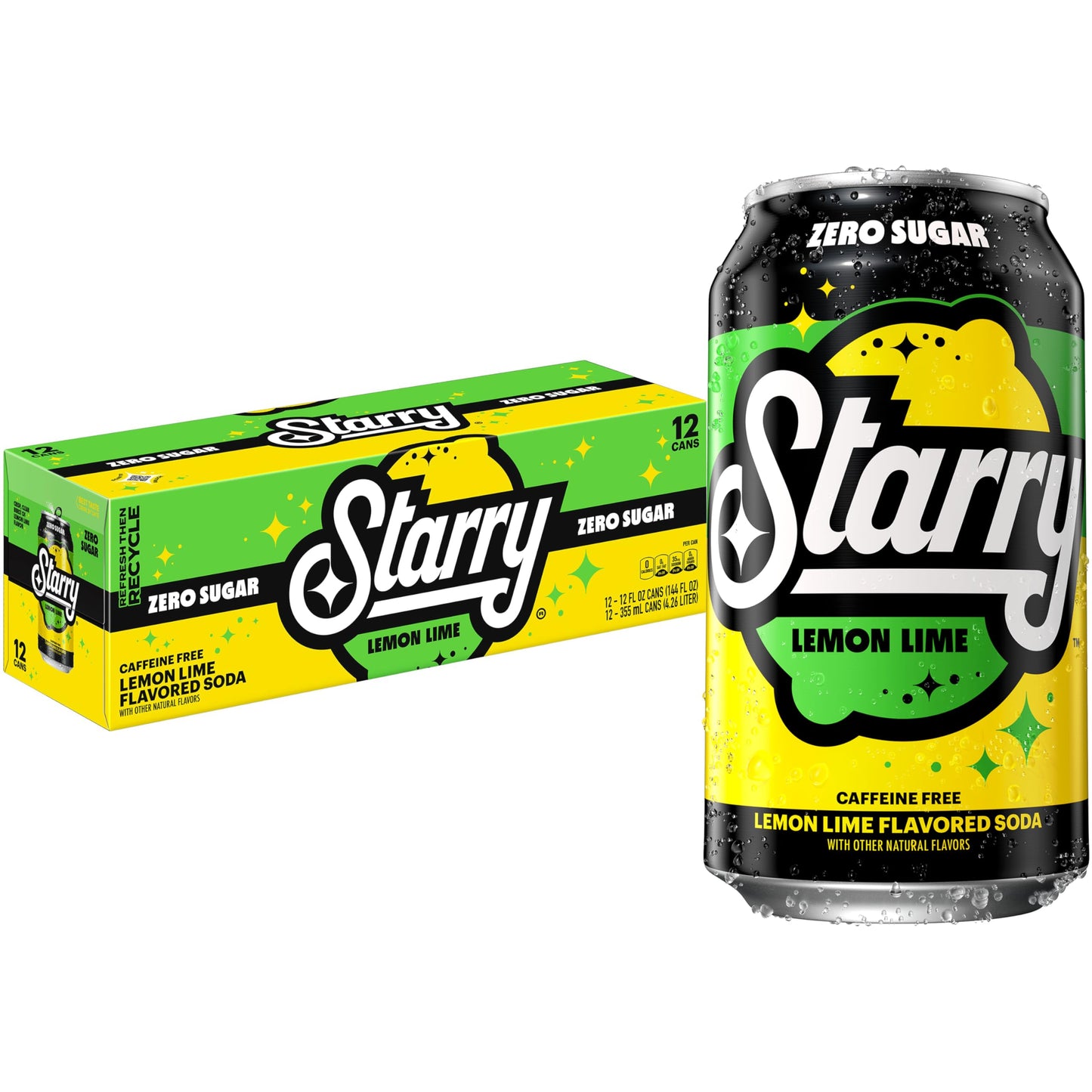 Lemon Lime Zero - 12 Fl Oz (Pack of 12)