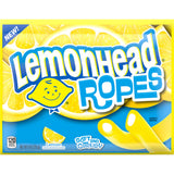 Lemonhead Ropes Lemon Chewy Candy – Lunchbox Snack for Kids, 9 oz Pantry Pack