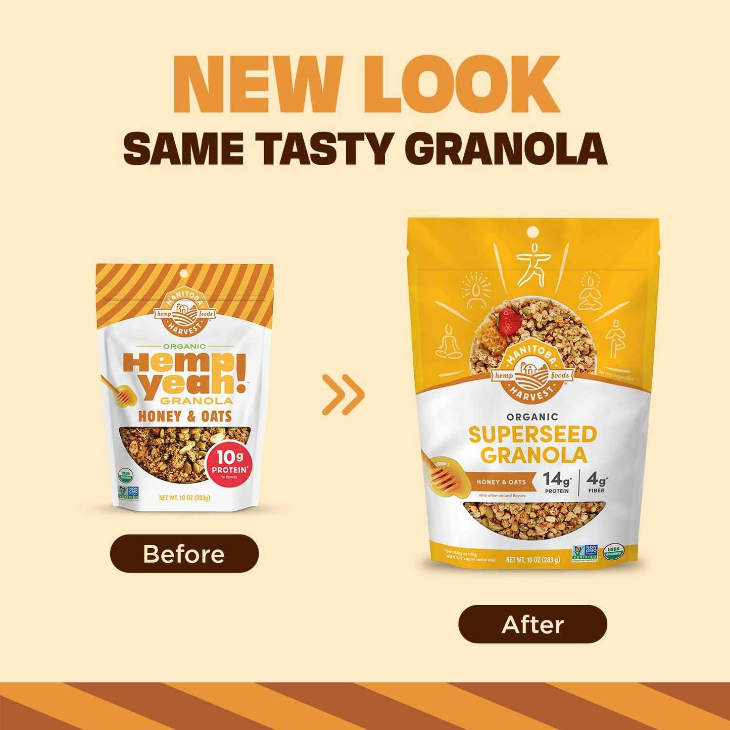 Manitoba Harvest Hemp Yeah Granola – Portable Protein Fuel for Trail Mix and Hiking Snacks