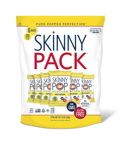 SkinnyPop Butterbeer Popcorn – Mindful Portion Controlled Snack for Wellness Routines, 160 Calorie Servings