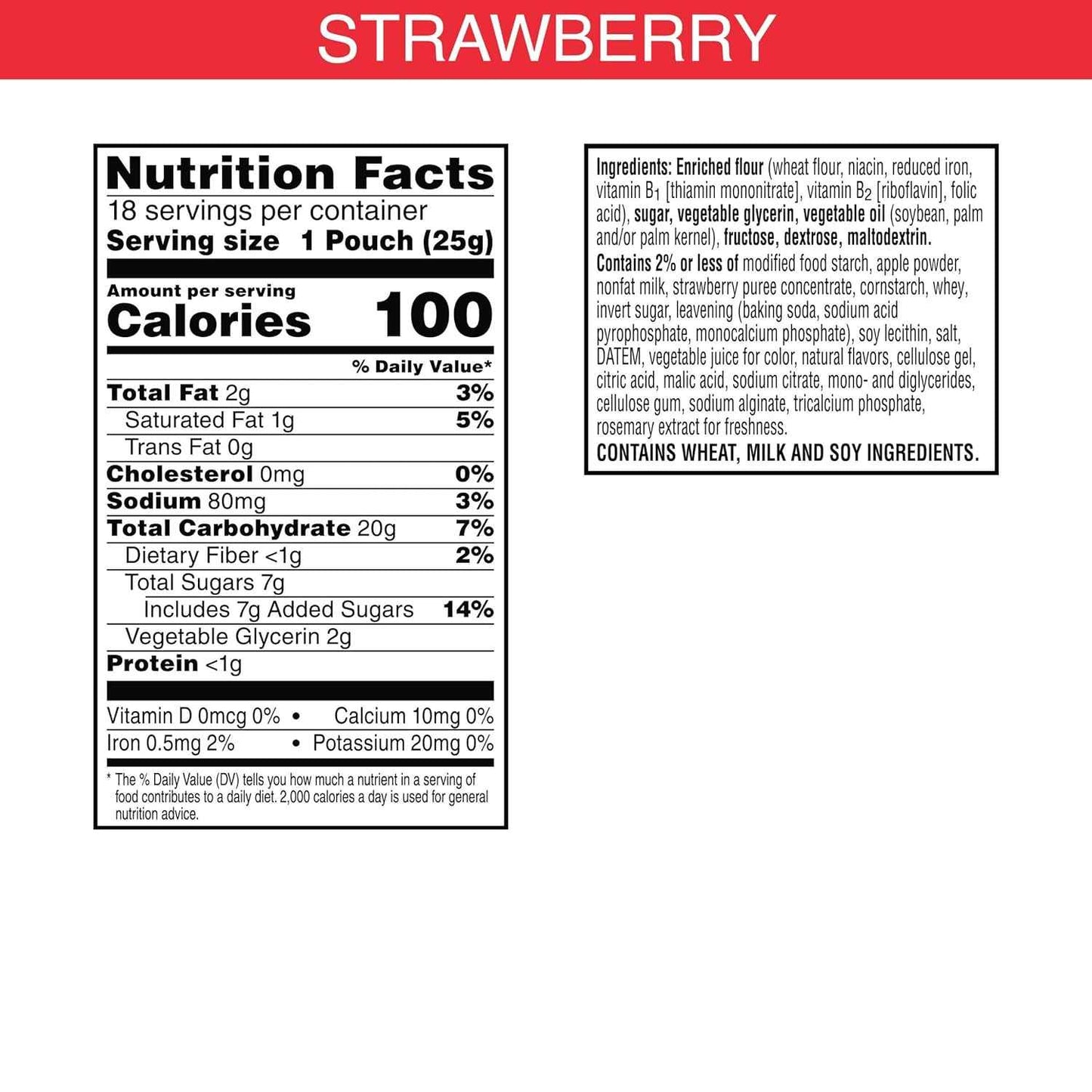 Special K Bar Pastry Crisps, Strawberry – Pre-Portioned Desk Snack for Afternoon Energy at the Office