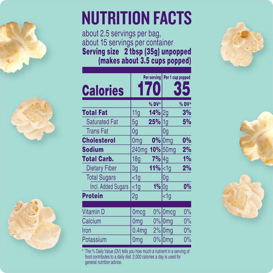 Angie's BOOMCHICKAPOP Lightly Sweet Kettle Corn Microwave Popcorn, 6-Count 3.29 oz Bags – Quick Office Snack for Desk Breaks and Shared Break Rooms
