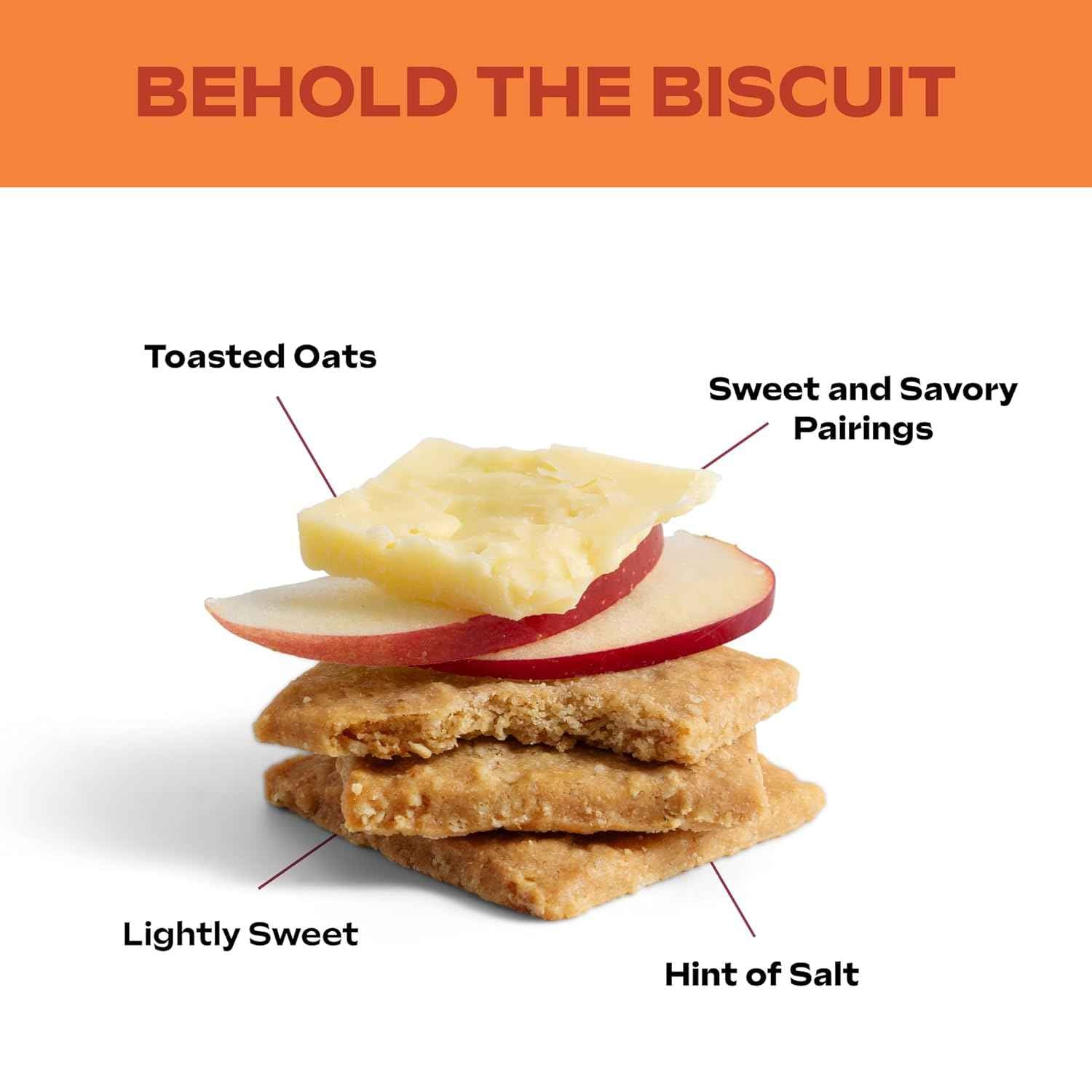 Effie's Homemade Biscuits - Oatcakes - Heirloom Recipe Cracker for High-End Charcuterie Pairings