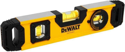 DEWALT 9 Inch Magnetic Torpedo Level – Weather-Resistant Tool for Patio Build and Site Setup