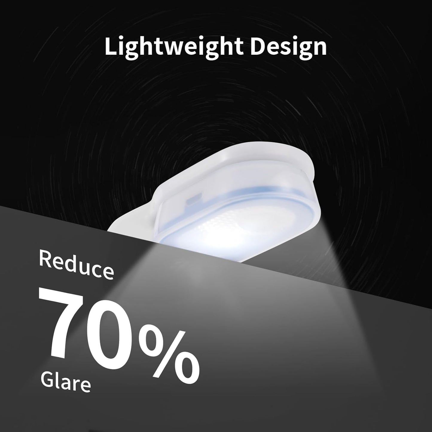 lightweight 1.76 oz (0.05 kg) construction for all-shift wearability