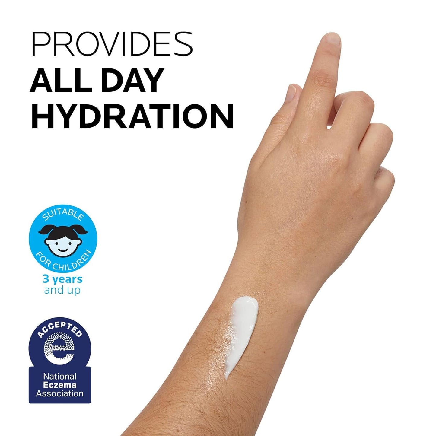 lightweight, non-greasy, fast-absorbing texture