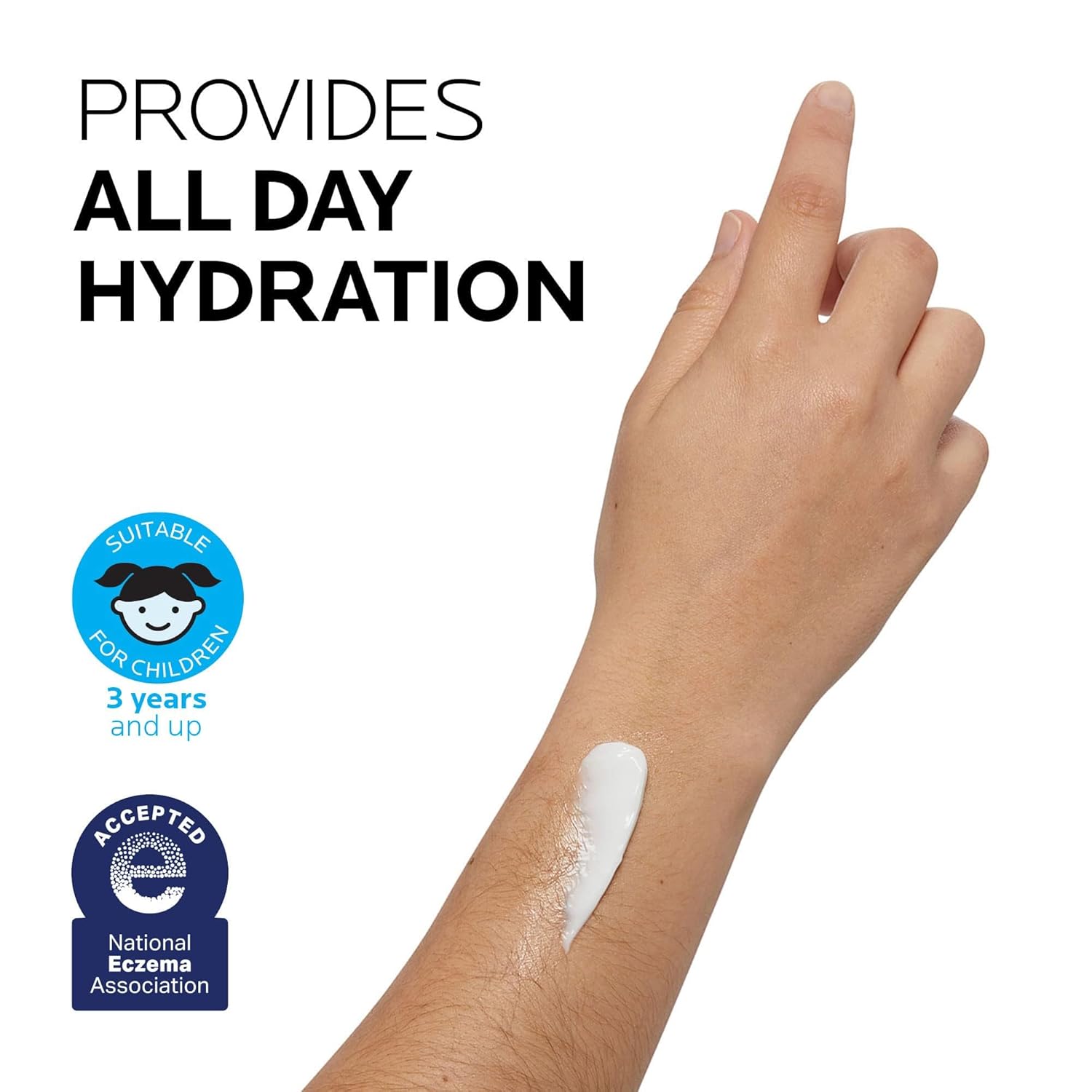 lightweight, non-greasy, fast-absorbing texture