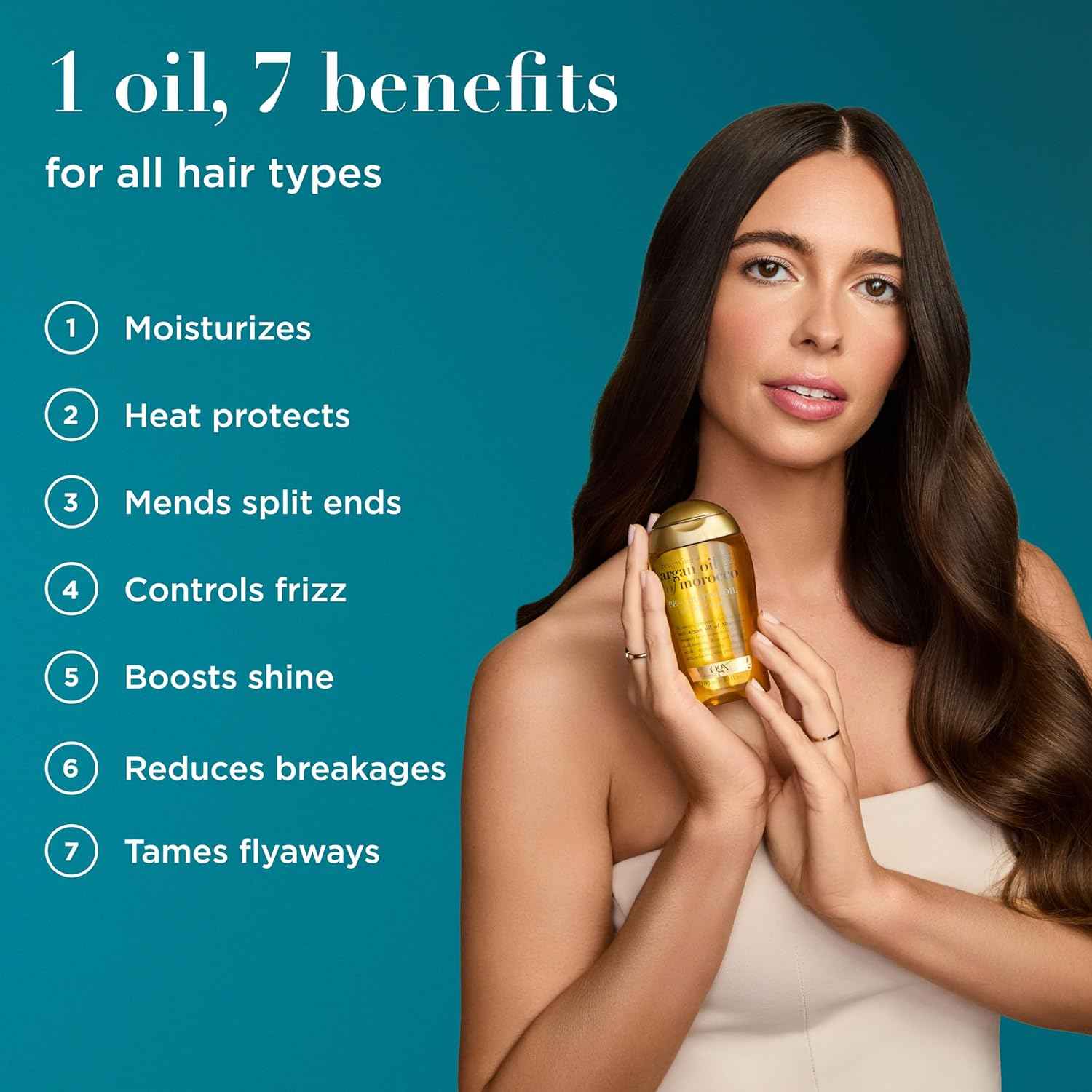 OGX Renewing Argan Oil of Morocco – Premium Salon-Style Treatment for an Elevated Vanity