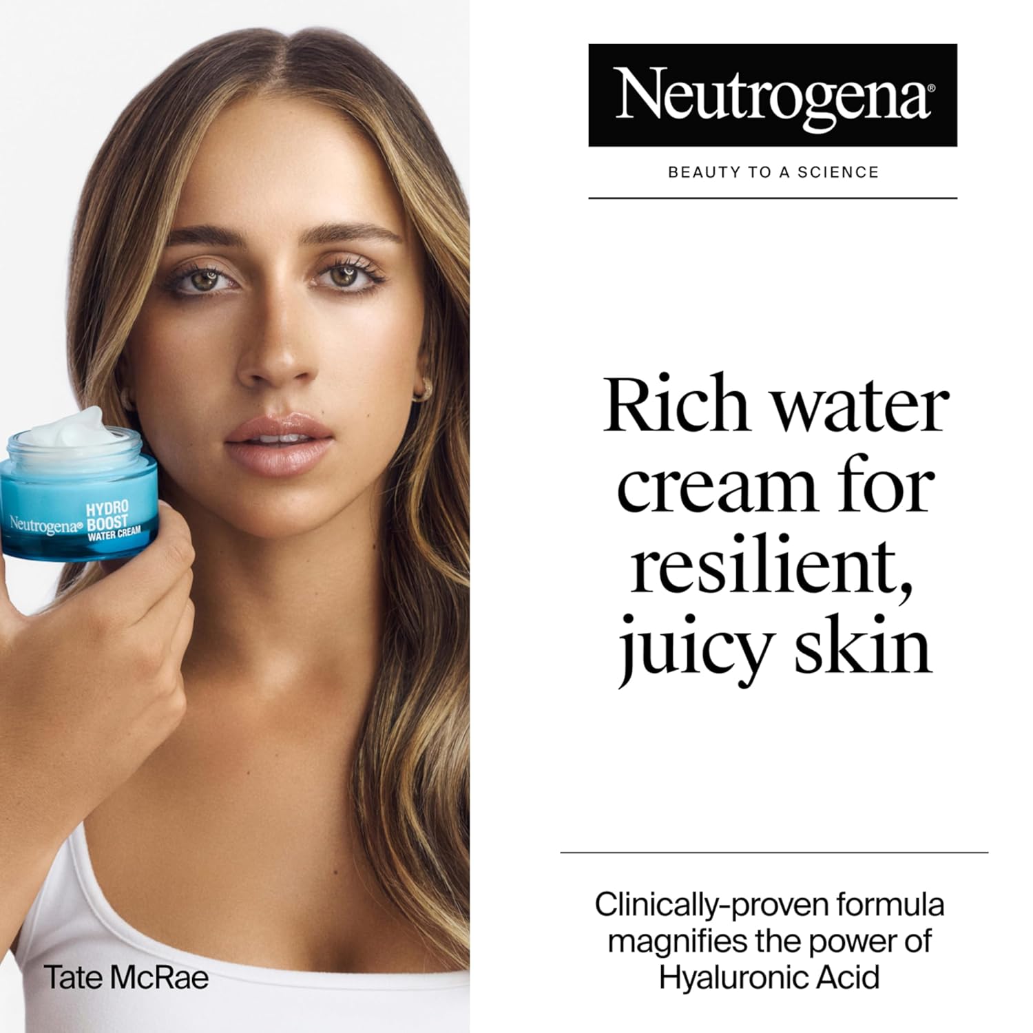 lightweight, non-greasy texture that transforms into a water-like finish on application