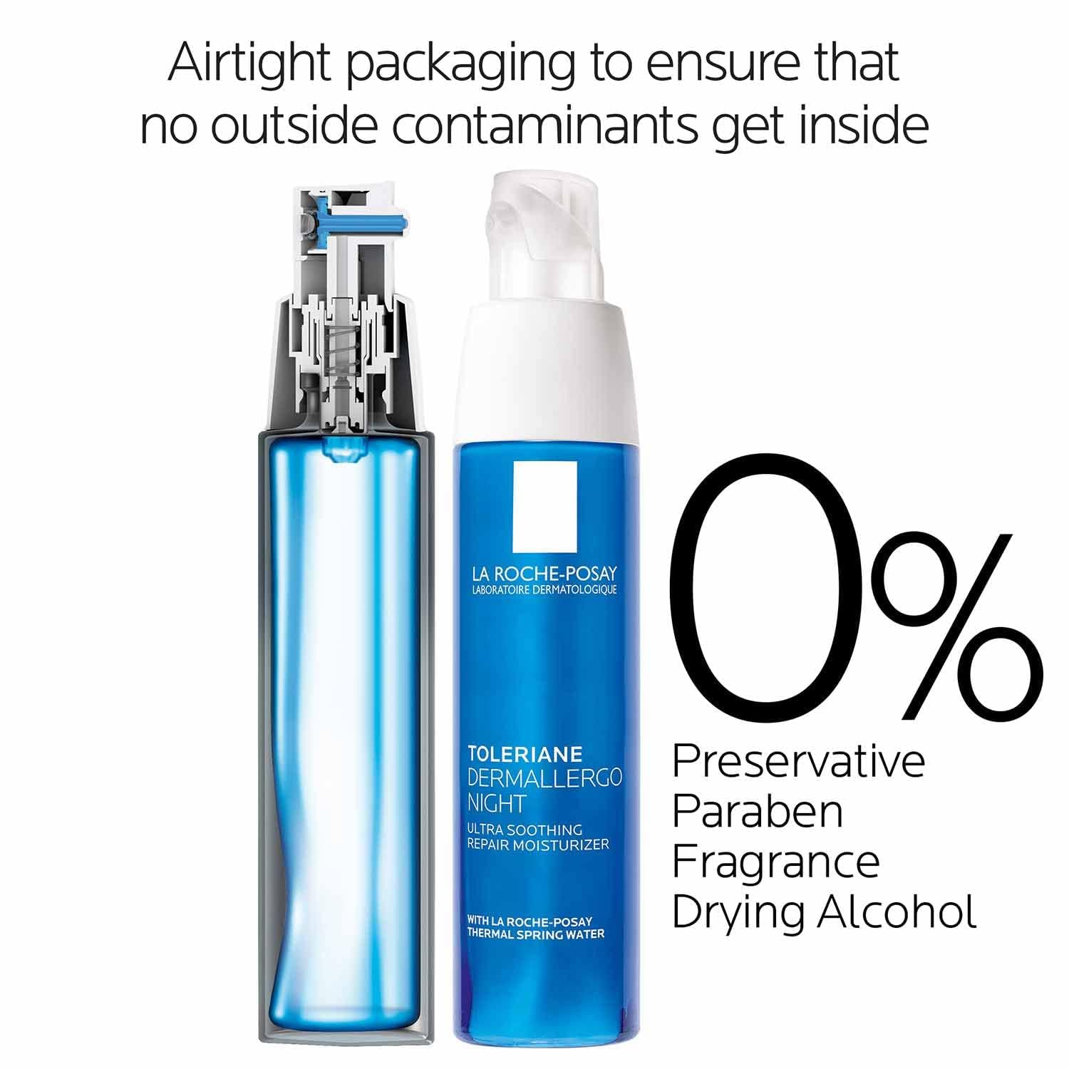 lightweight soothing gel-cream texture suitable for nightly use