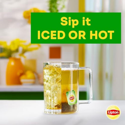 Lipton Decaf Green Tea Bags for Evening Wind-Down Rituals, Caffeine-Free Bedtime Brew with Flavonoids
