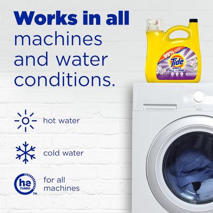 liquid detergent format that dissolves easily in standard and he machines