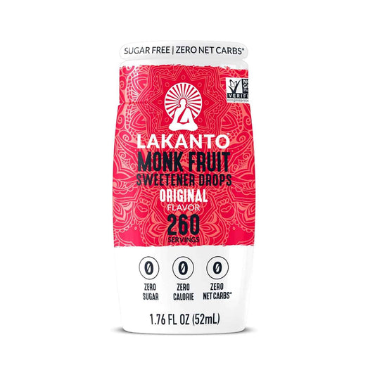Lakanto Liquid Monk Fruit Drops – Zero Calorie Sweetener for Mindful Morning Coffee Rituals, Erythritol Free