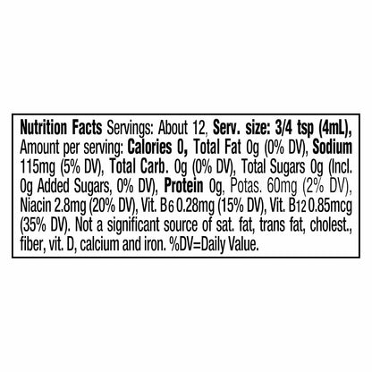 liquid water enhancer concentrate (3/4 tsp per 12 oz of water)