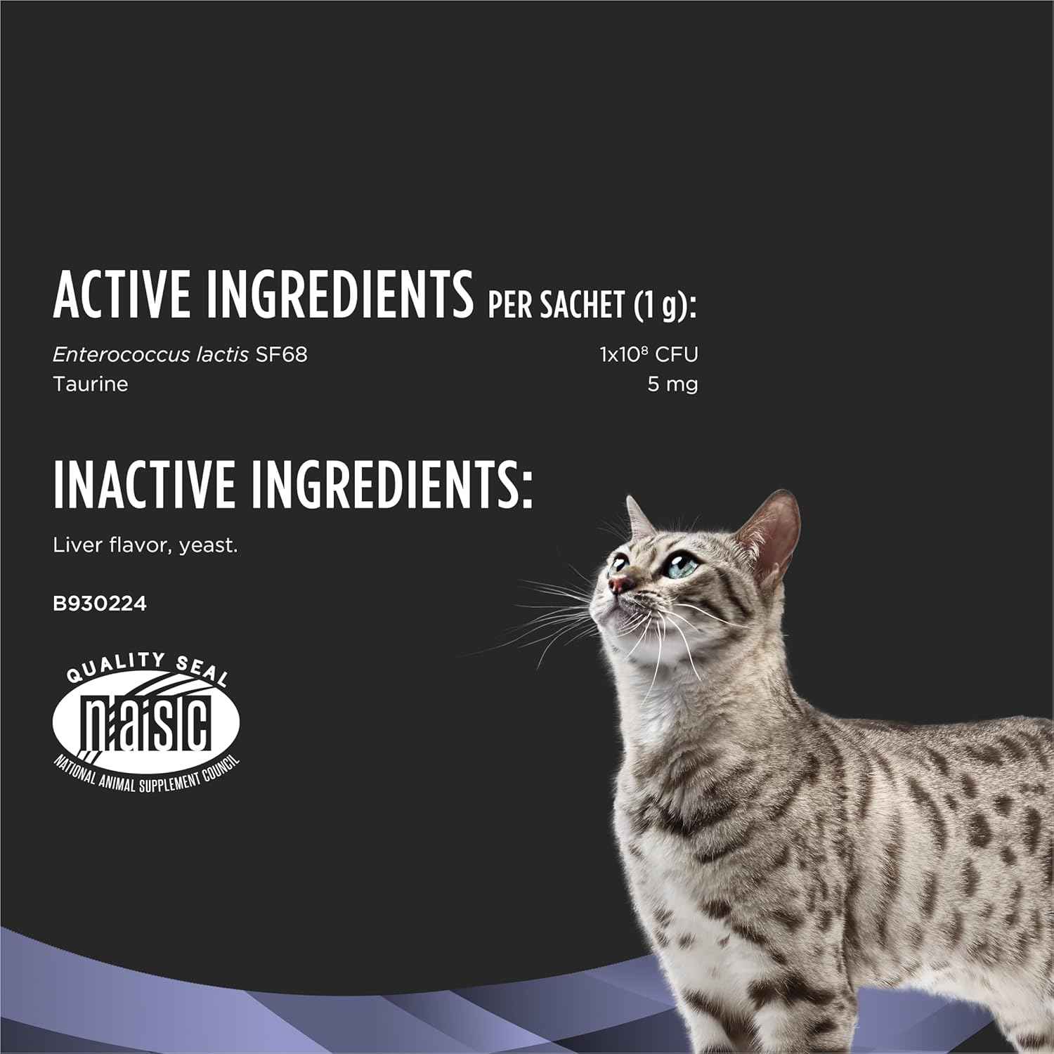 Pro Plan Veterinary Supplements FortiFlora Daily Probiotic Powder for Cats – At-Home Digestive Wellness Ritual with Liver Flavor and Immune Support