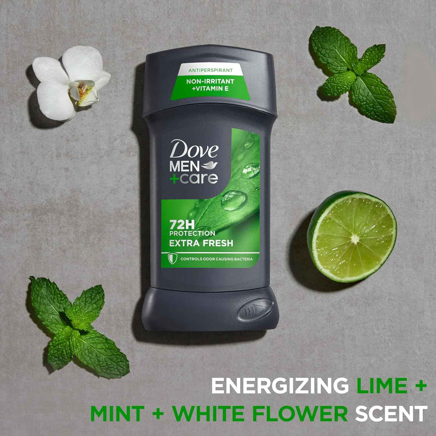 Dove Men+Care Extra Fresh Men's Antiperspirant Stick – Post-Workout Wellness Ritual, 72-Hour Odor & Sweat Protection