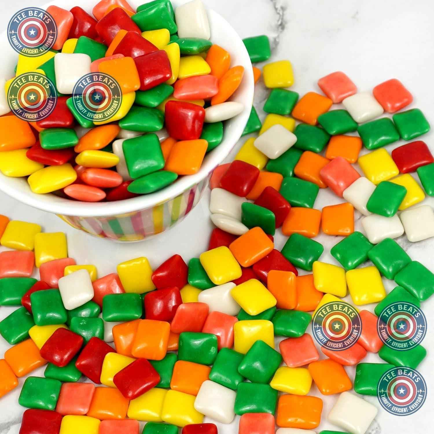 Hampton Popcorn & Candy Company Chiclets Chewing Gum - 1 Pound Assorted Gift Pack for Birthday Gift Baskets and Holiday Parties