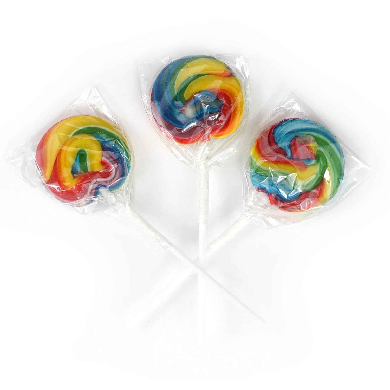 Hampton Popcorn & Candy Company Swirl Lollipops 24 Pack – Nostalgic Birthday Gift for Mom and Candy Buffet Hostess Favor