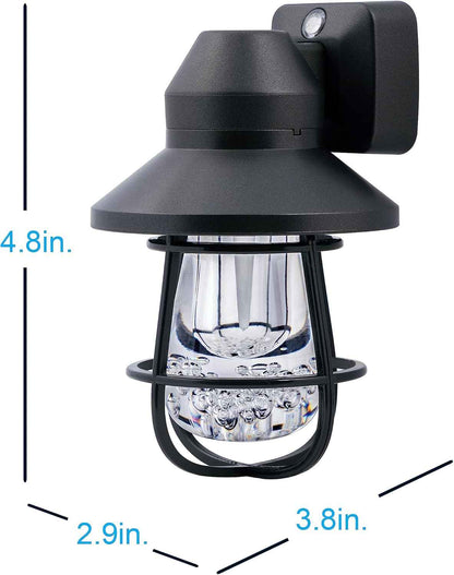 GE Vintage LED Night Light – Staircase Safety Lighting 2 Pack, Warm 2200K LED Replaces Open Flame, Photo Cell Automatic On