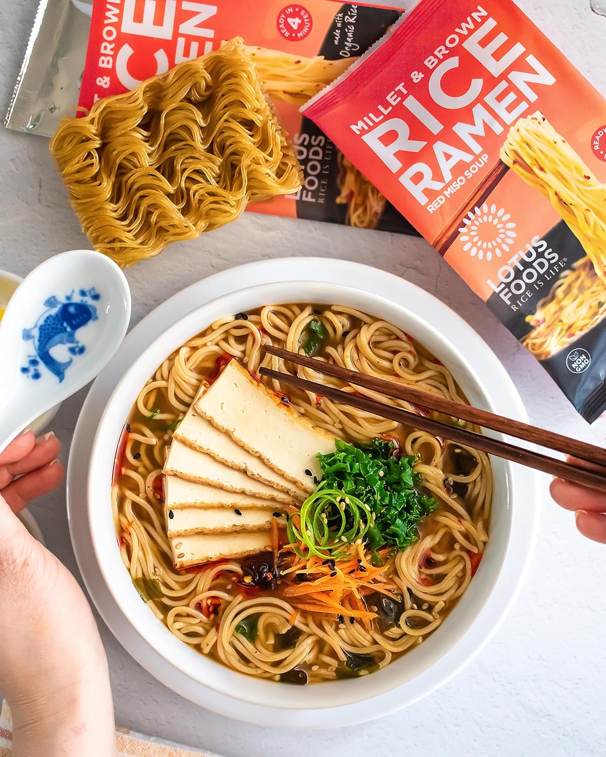 Lotus Foods Organic Miso Ramen – Quick 5-Minute Desk Lunch for Busy Professionals and Focused Work-from-Home Days