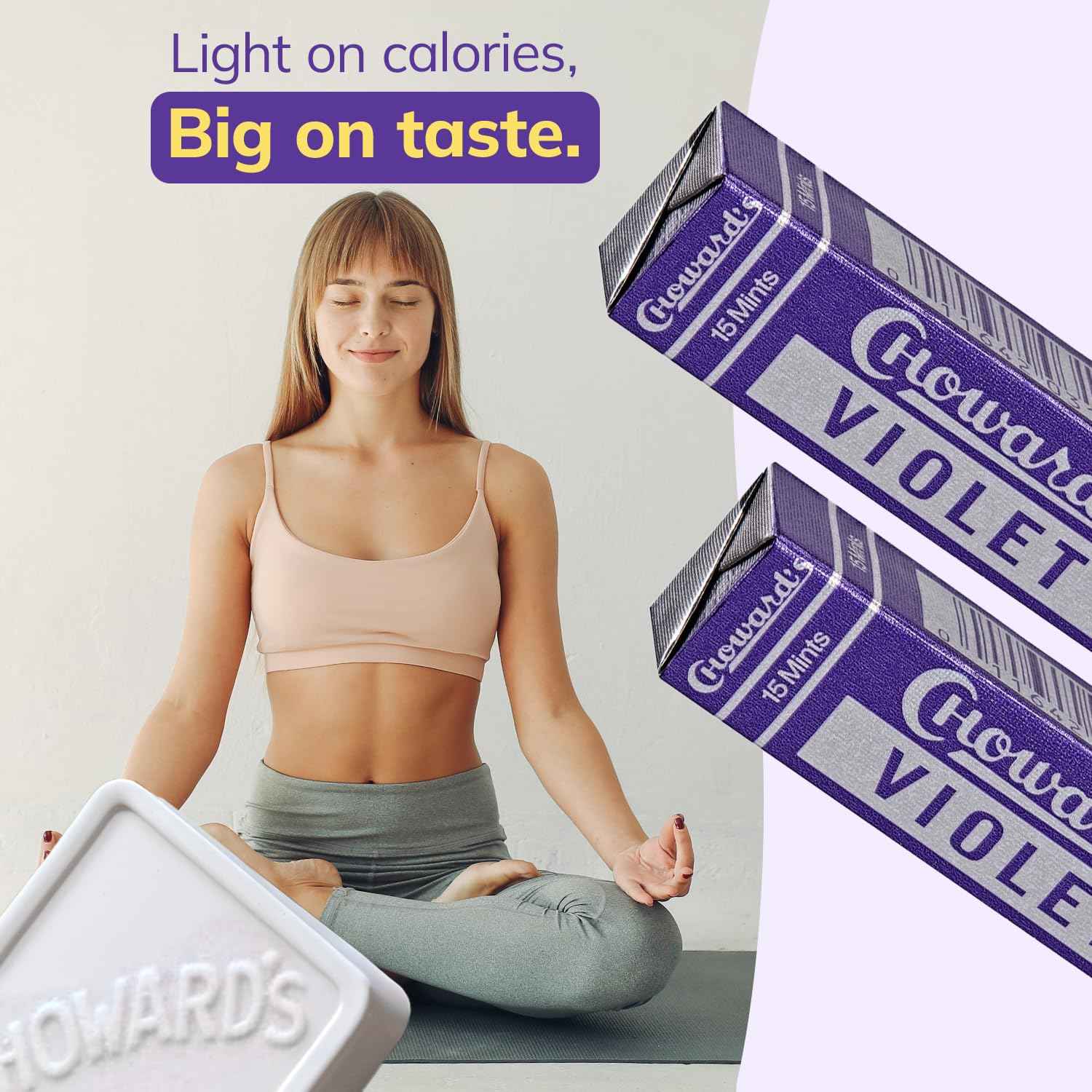 Choward's Violet Mints Candy 6-Pack – Safe, Wrapped Hard Candy for Lunchboxes, Playdates, and Family Road Trips