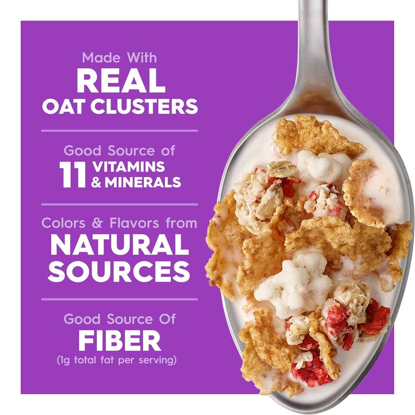 Kellogg's Special K Fruit and Yogurt Cereal – Low Fat Breakfast Bowl for Weight-Conscious Wellness Routines, 22oz Giant Box