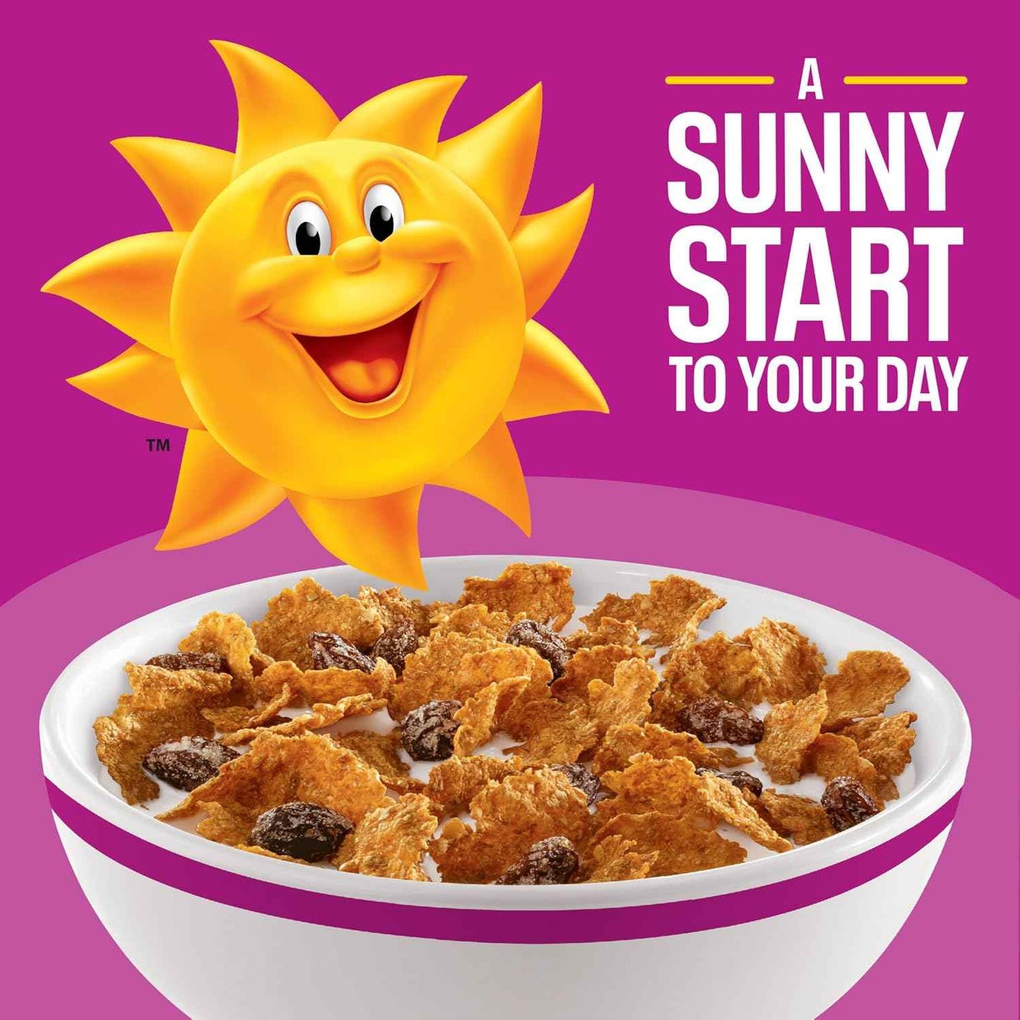 Kellogg's Raisin Bran Cereal for Digestive Wellness Routines, 26% Daily Fiber Breakfast Bowl Staple