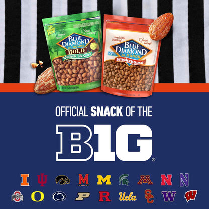 Blue Diamond Almonds Wasabi & Soy Sauce Flavored Snack Nuts – Bold Hostess Gift for Dinner Parties, 25 Oz Resealable Bag