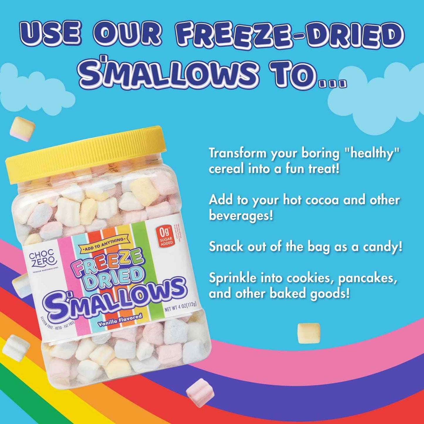 ChocZero Marshmallow Spread – Feel-Good Get Well Gift for Bariatric Recovery, Low Net Carb