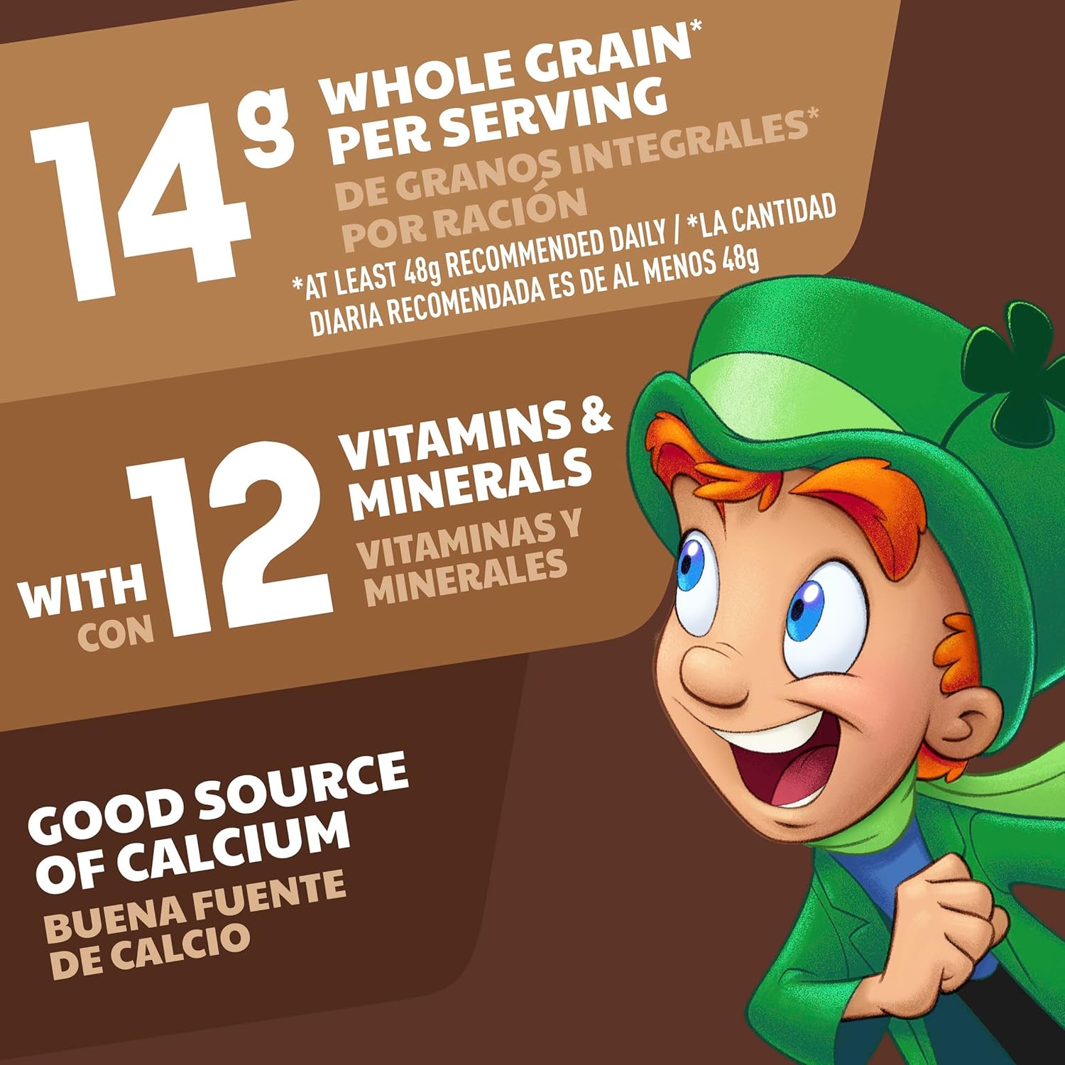 Lucky Charms Chocolatey Chocolate Cereal with Marshmallows – Kids Breakfast Cereal for the Family Pantry, Made with Whole Grain, 10.6 oz