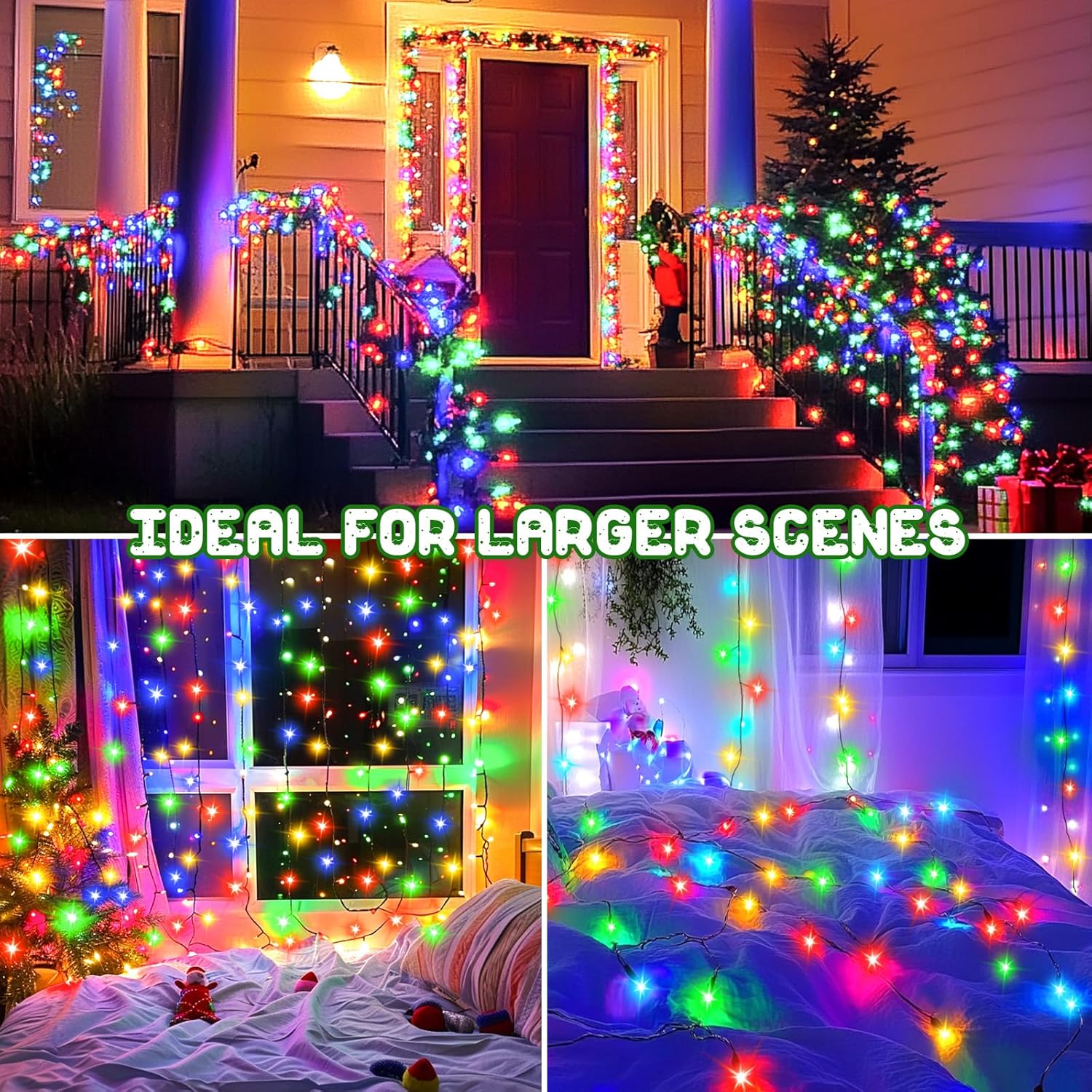Lumabelle Minimalist String Lights – Clean Warm White Glow for Intentional Spaces, 2-Pack