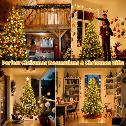 Lumastream 29V Low Voltage Christmas Tree Lights – UL 588 Certified Safe Lights for Homes with Kids and Pets