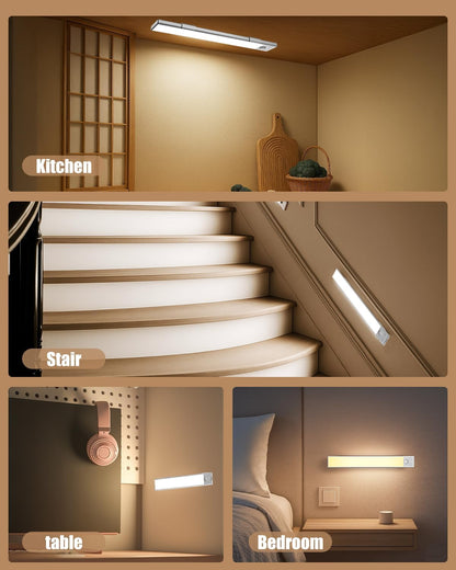 LumenGlow Motion Sensor Light 3 Pack – Thoughtful Housewarming Gift for New Homeowners and Renters