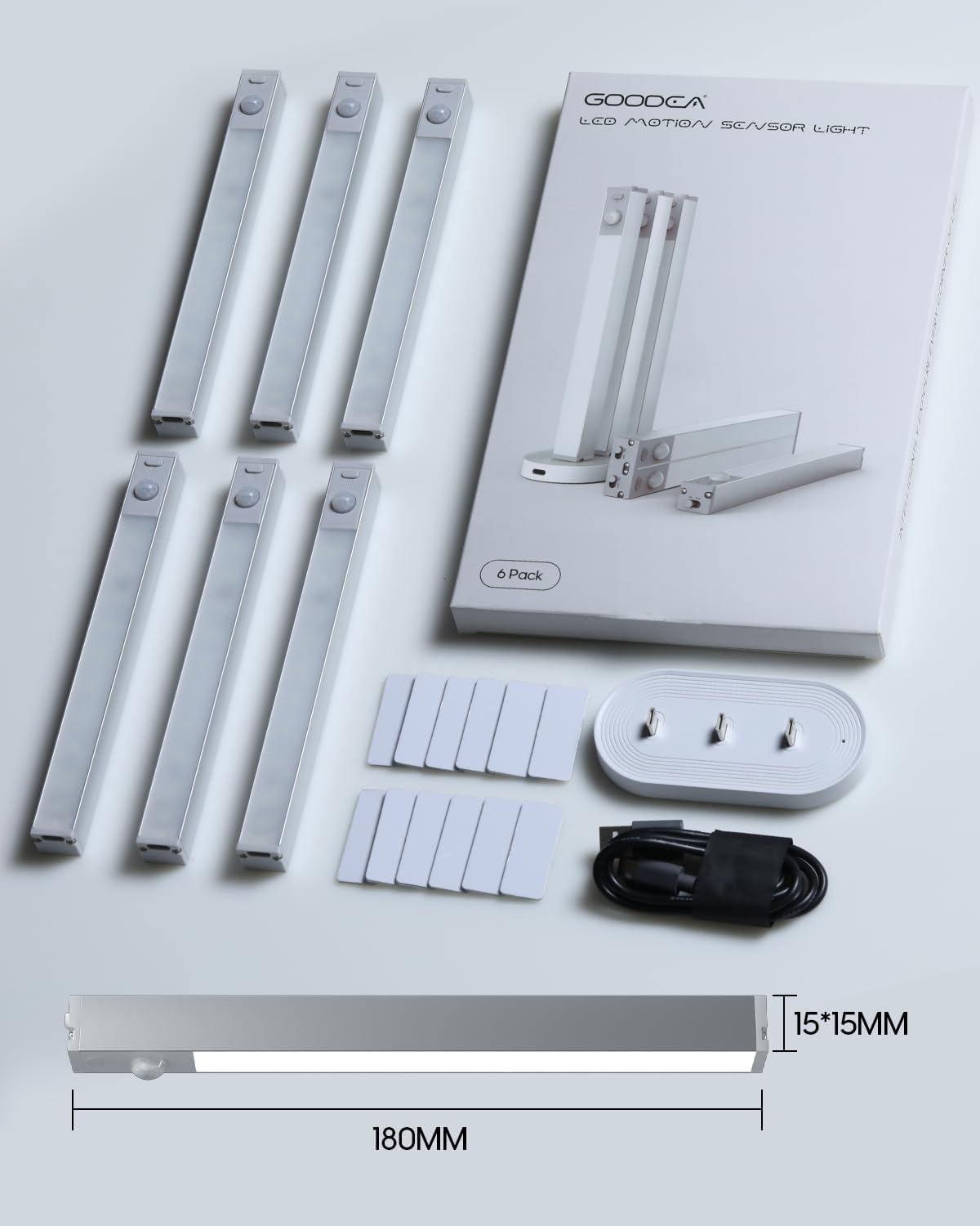 LumenGlow Ultra-Slim Cabinet Light – Clean-Line Wireless Lighting for Uncluttered Kitchens