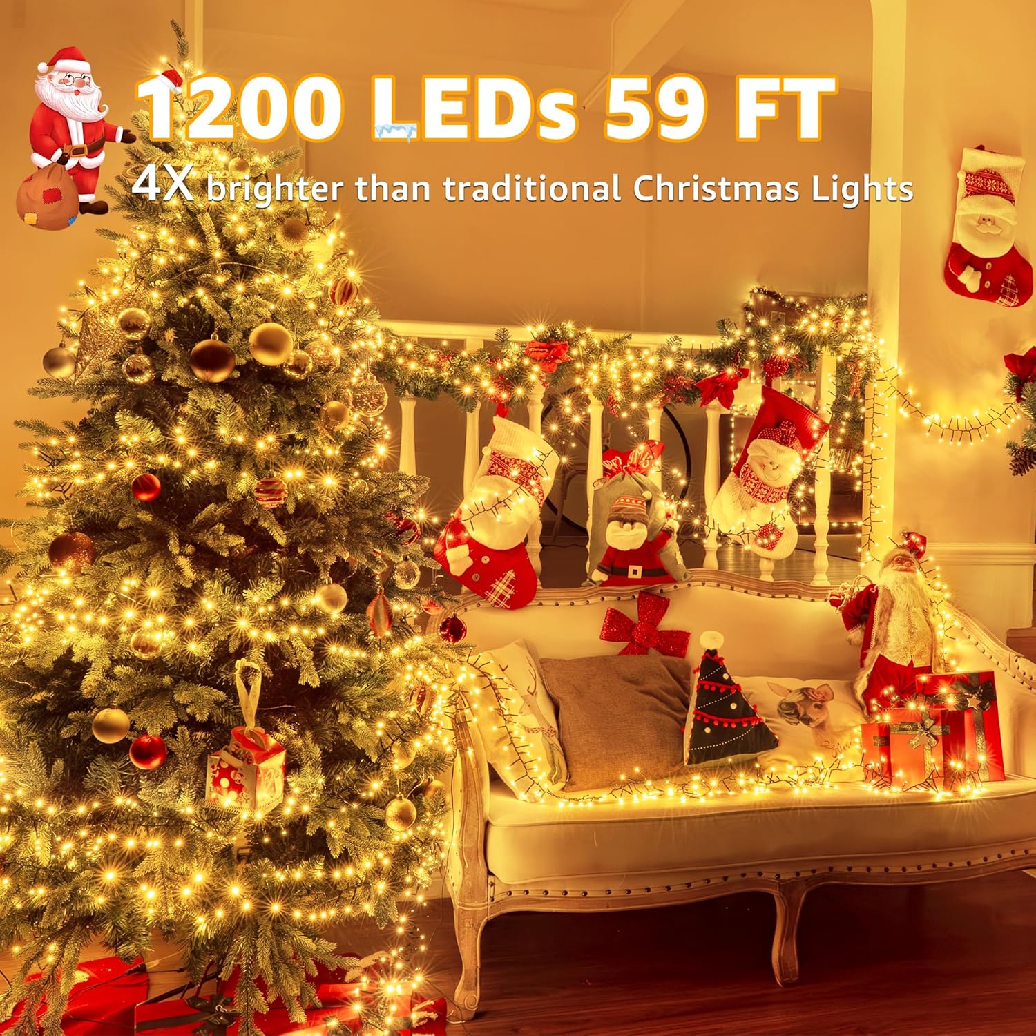 Lumicharm 29V Cool-to-Touch LED String Lights – Flameless Alternative to Candles for Bedroom and Living Room