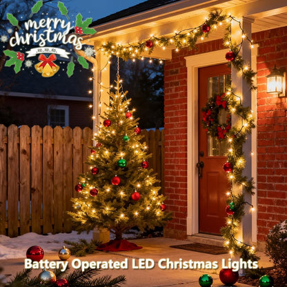 Lumicharm Battery String Lights – Thoughtful Housewarming Gift for Her, 18ft Warm White Decor with Timer