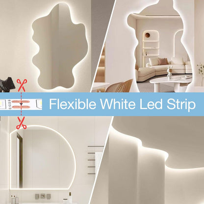 Lumichoice AuraGlow LED Strip Lights – Low-Heat 12V Tape for Kids and Pet Safe Bedroom Lighting, 6500K Dimmable